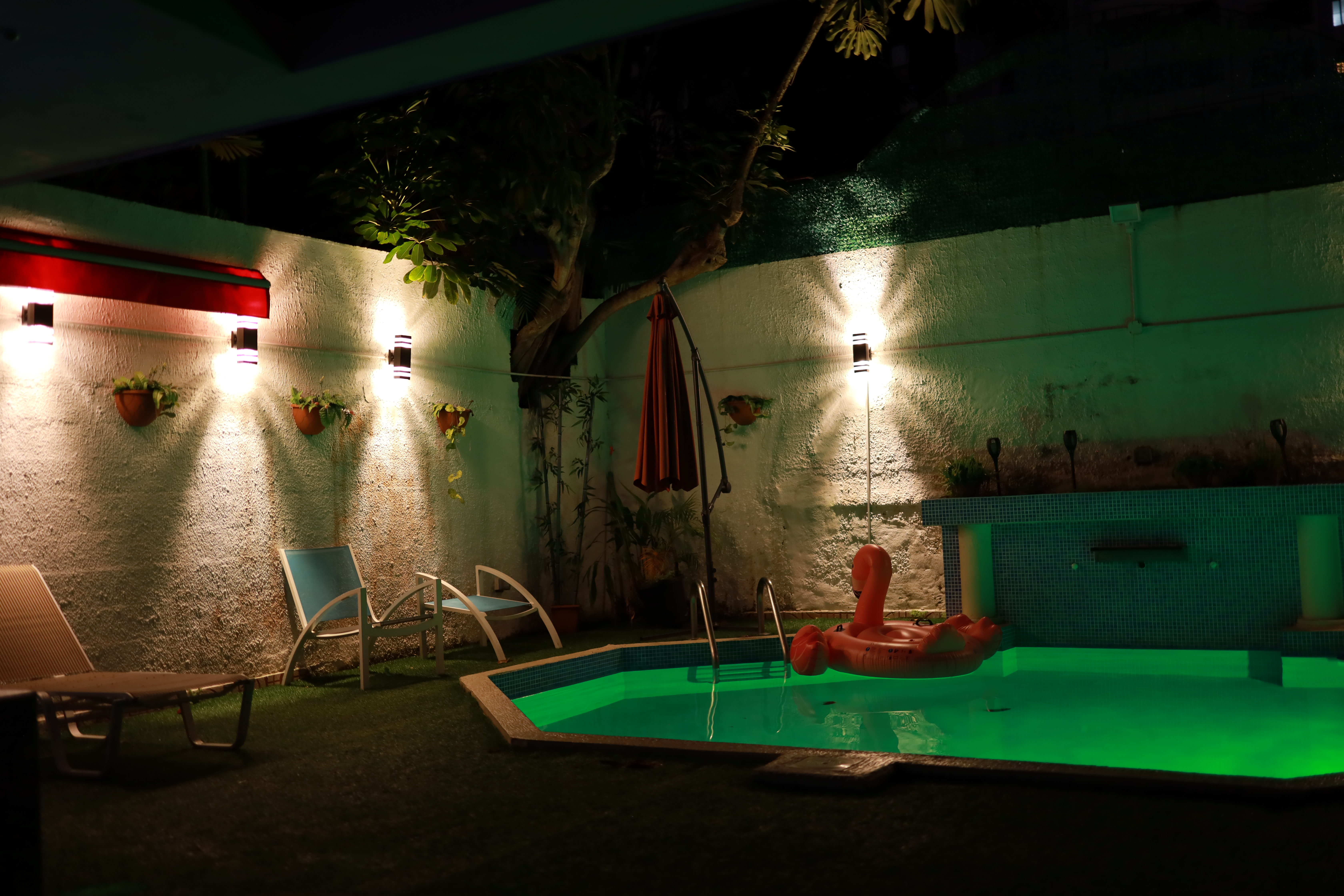 Área de piscina exclusiva