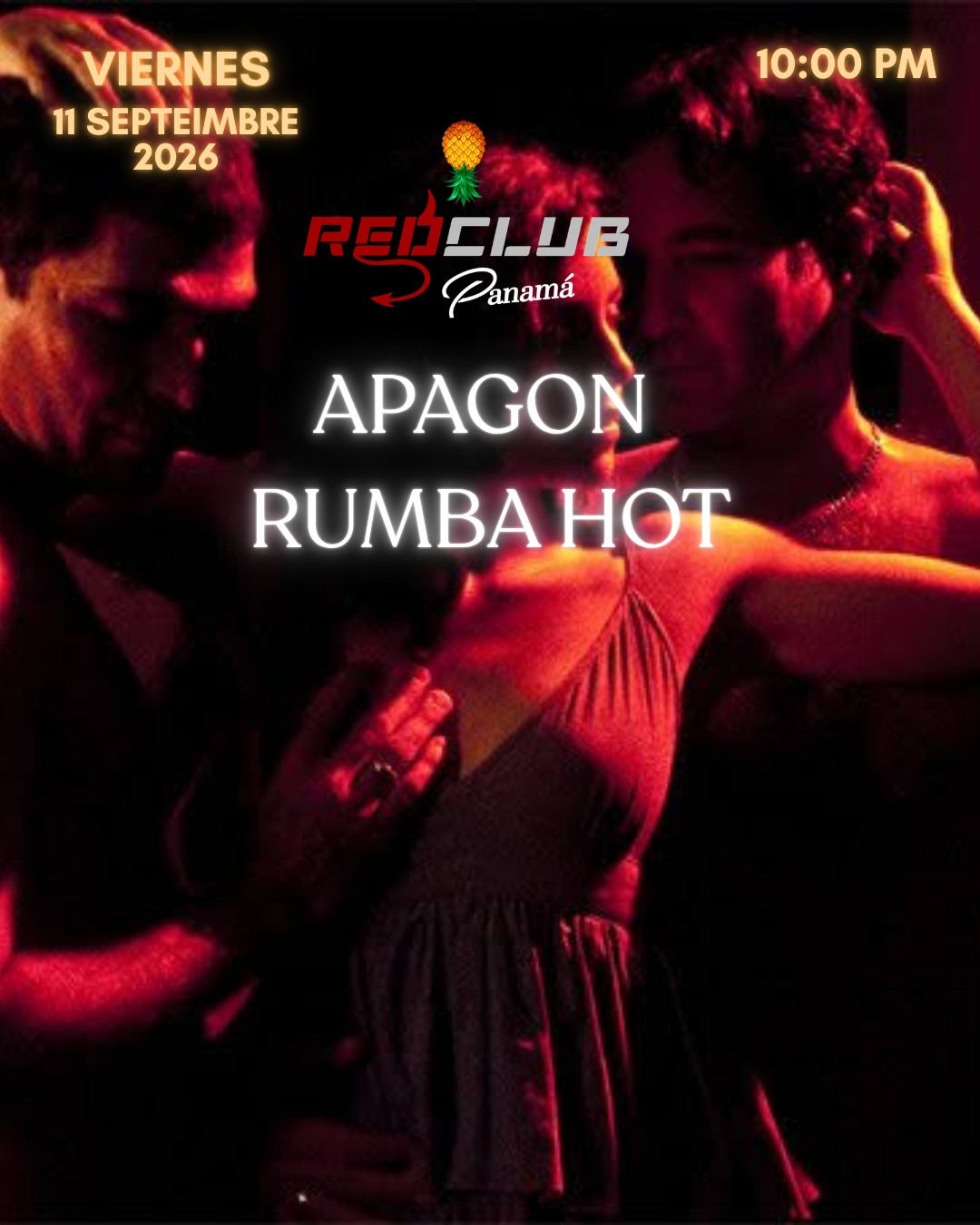 Pareja disfrutado de apagon rumba hot